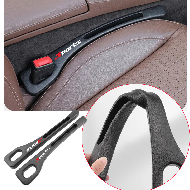 Car Accessories Quirky - 2pcs Car Seat Gap Filler Organizer