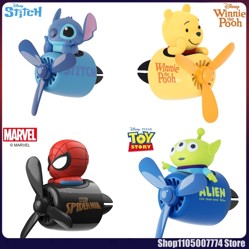 Car Accessories Quirky - Stitch Spiderman Alien Characters Car Mounted