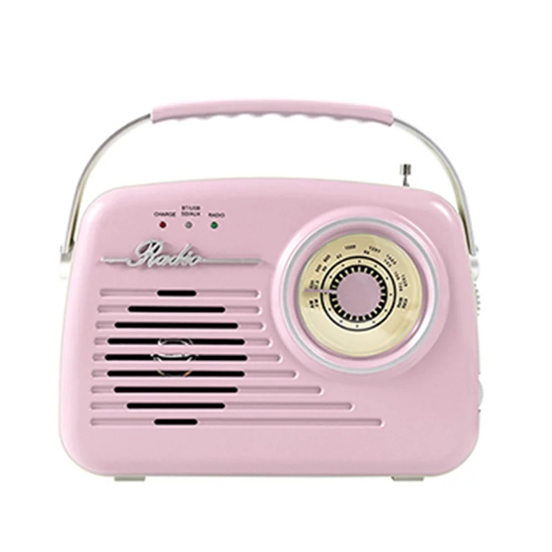Fm Transmitter - FFYY-Retro Design Bluetooth Radio Vintage Multifunctional