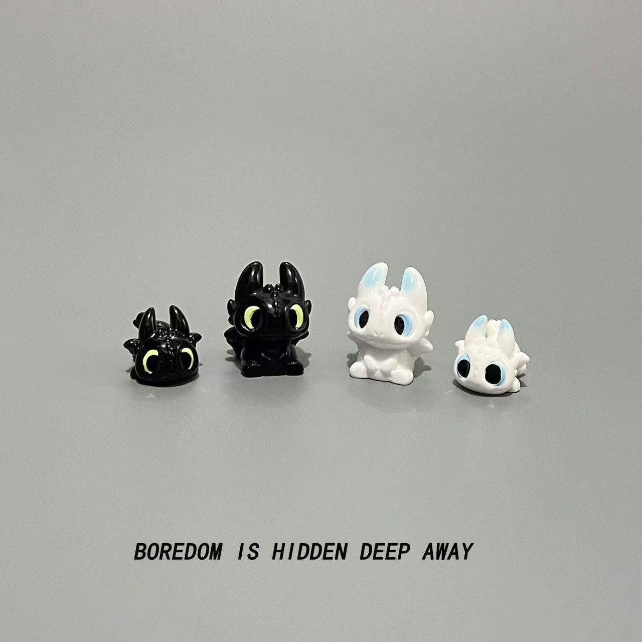 Car Accessories Quirky - Cute toothless baby doll figure, car