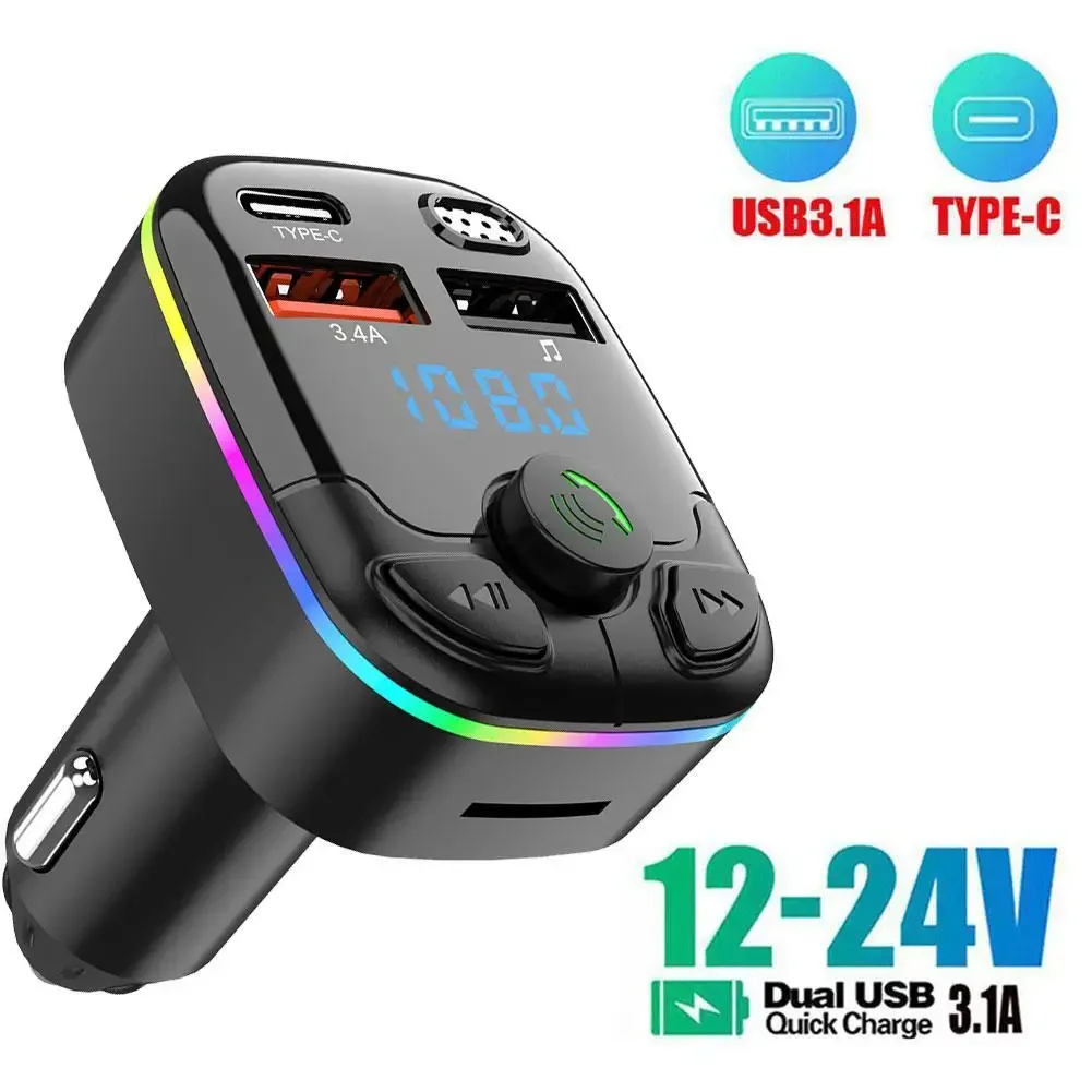 Fm Transmitter - Car Wireless FM Transmitter Adapter Dual