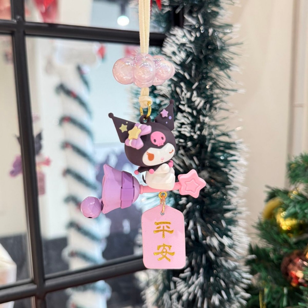 Car Accessories Hanging From Mirror - Sanrio Kuromi‌ Car Hanging Ornament Pendant