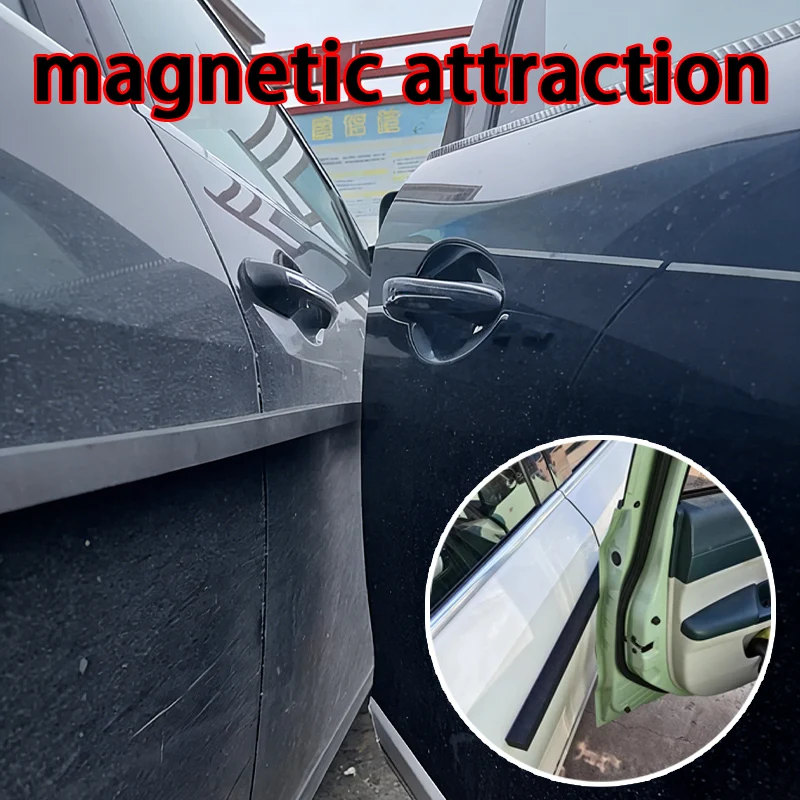 Car Door Edge Guard - Door opening magnetic anti-collision strip protection