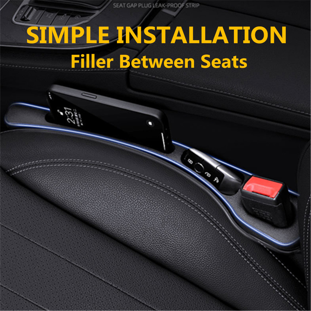 Car Accessories Quirky - 2X Car Seat Gap Filler Between