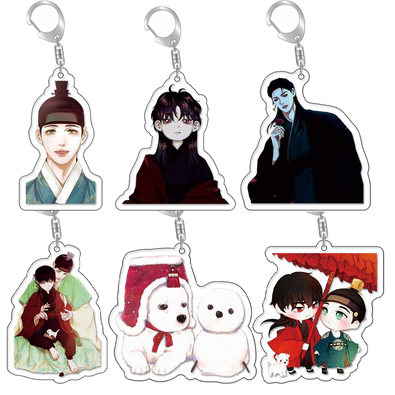 Car Accessories Girl - Hot Comic Q Version Acrylic Keychain