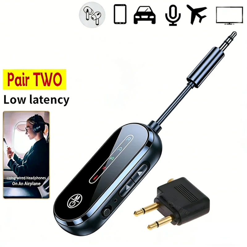 Fm Transmitter - Bluetooth 5.4 Transmitter Receiver 2 in