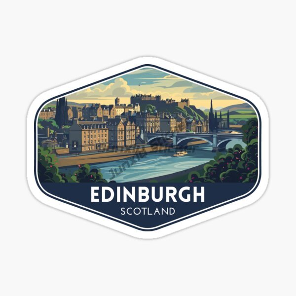Car Accessories Edinburgh - EDINBURGH SCOTLAND Landscape Car Sticker Self