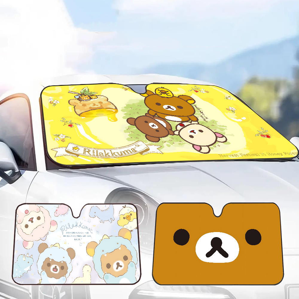 Kawaii Rilakkuma Bear Windshie - Car Accessories Window review and price