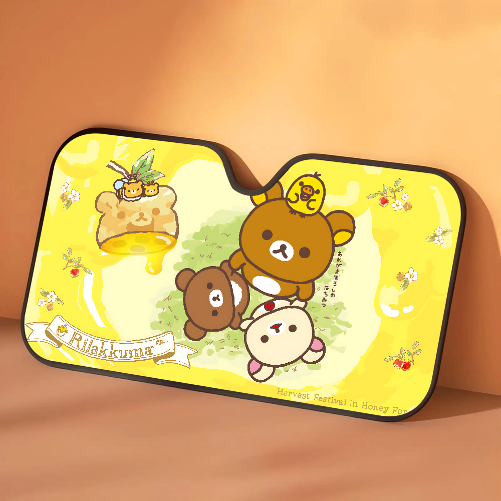 Kawaii Rilakkuma Bear Windshie - Car Accessories Window review and price
