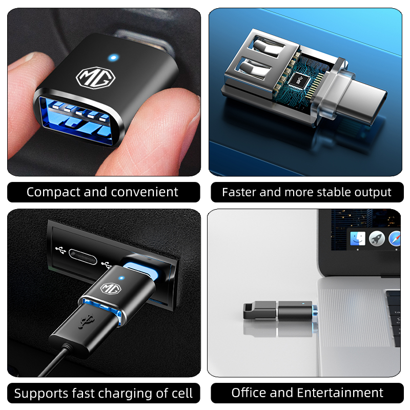 Car LED Type C To USB 3.0 Adap - Car Accessories Quirky review and price