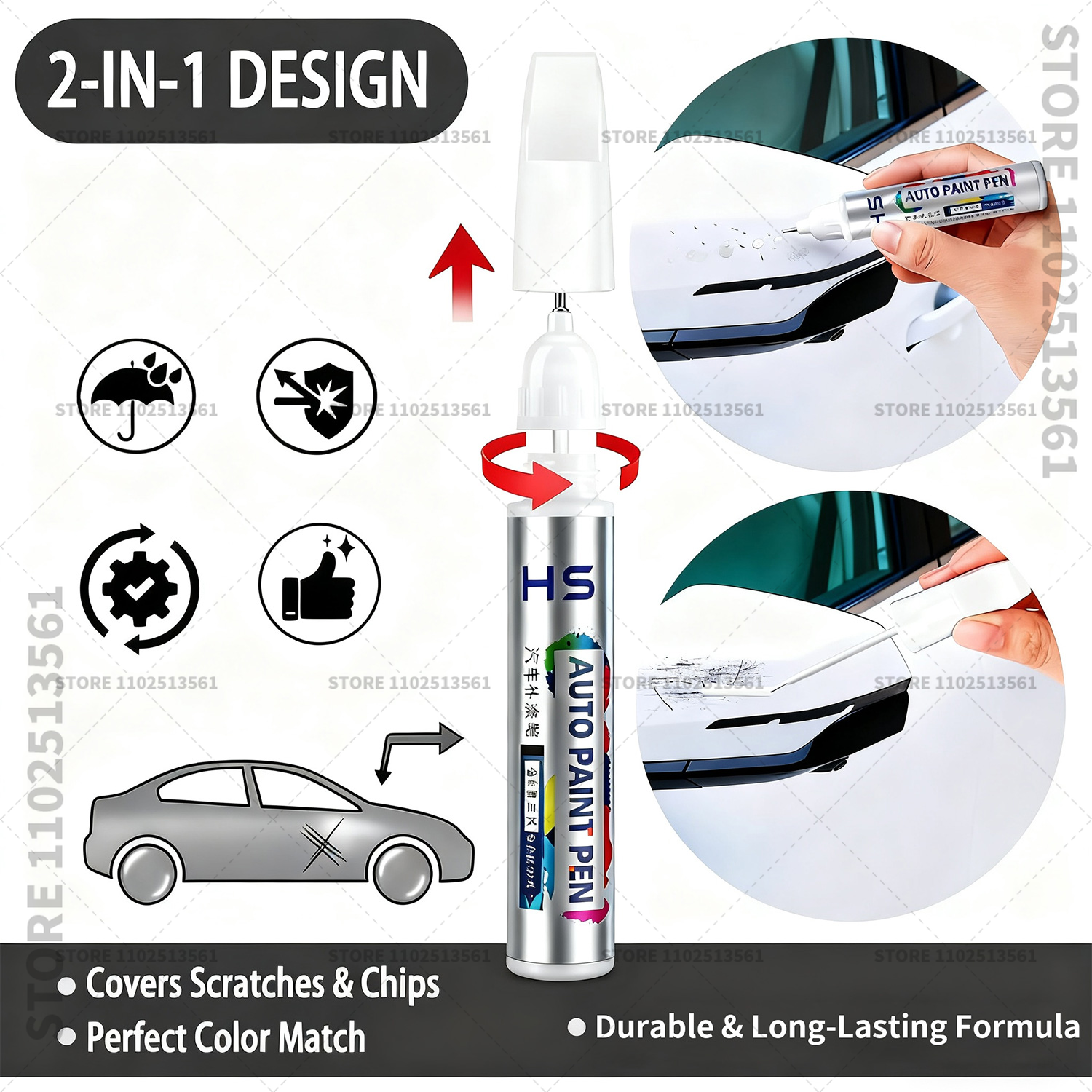 Car Paint Repair Pen Touch Up  - Car Scratch Remover Pen review and price