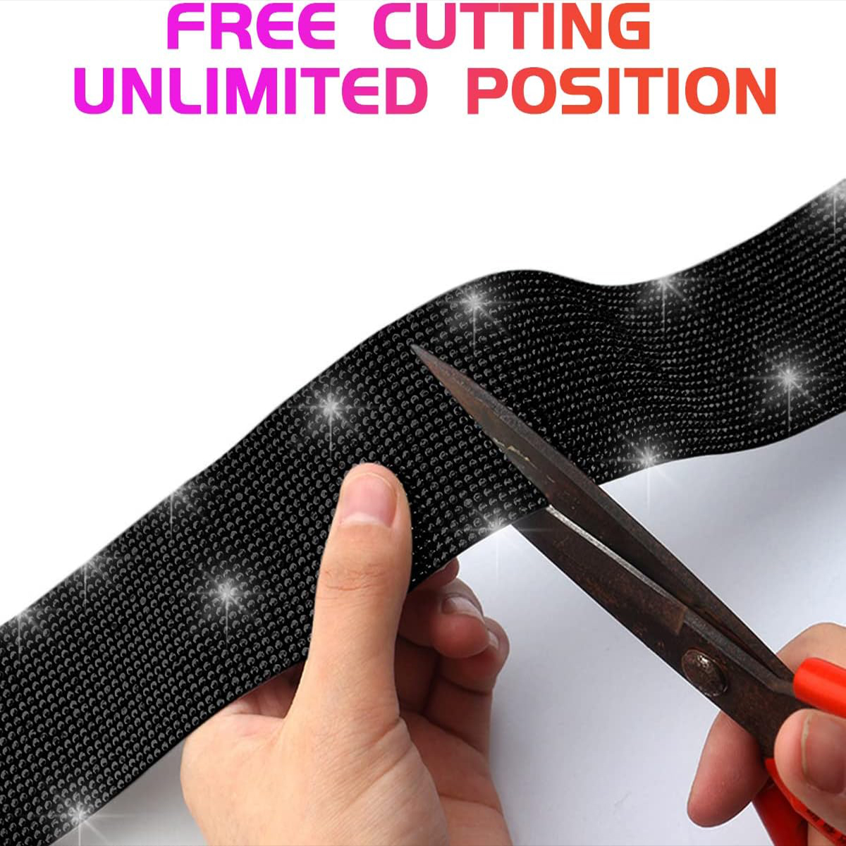 1pc Fashion Bling DIY decorati - Car Door Edge Guard review and price