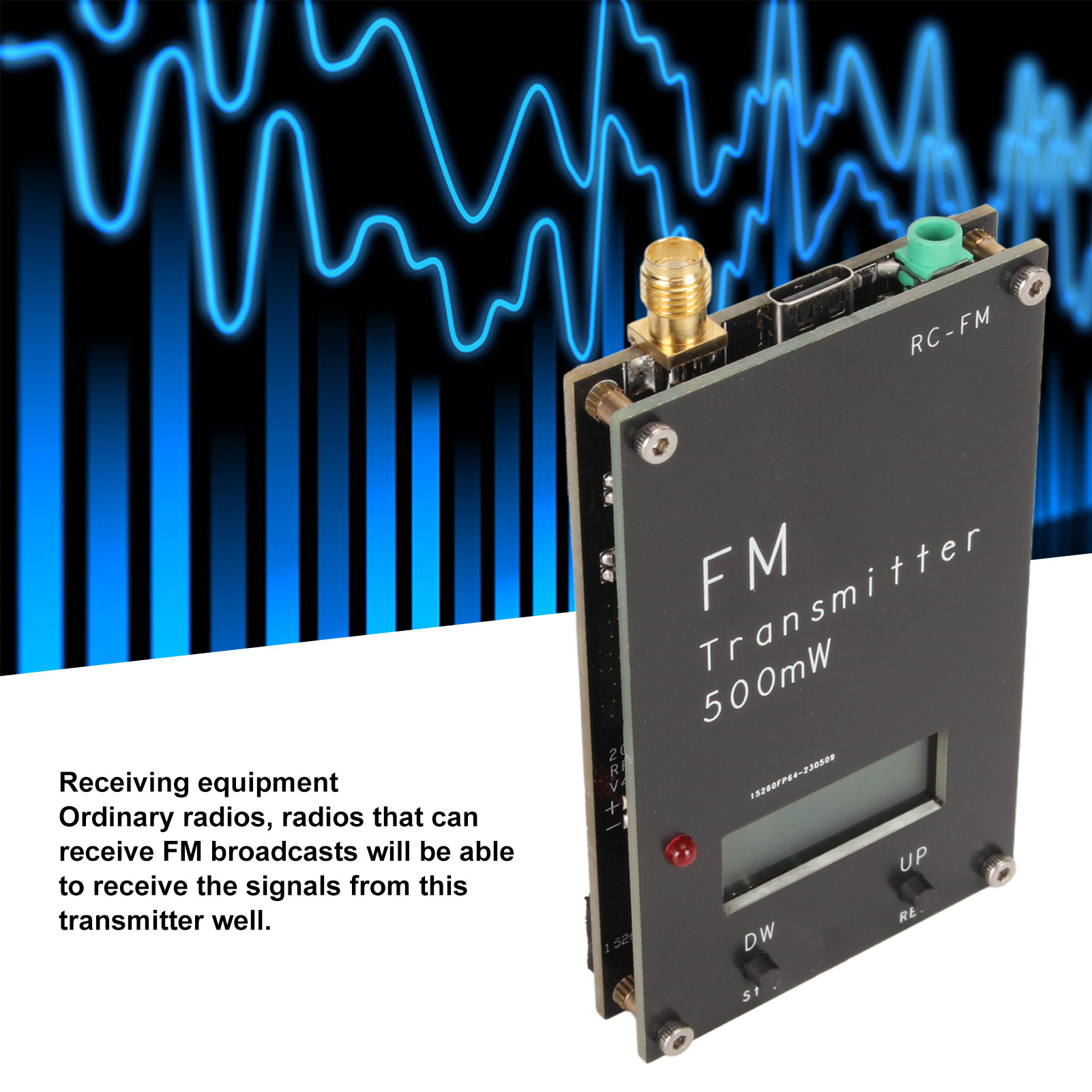 500mW FM Transmitter with LCD  - Fm Transmitter review and price