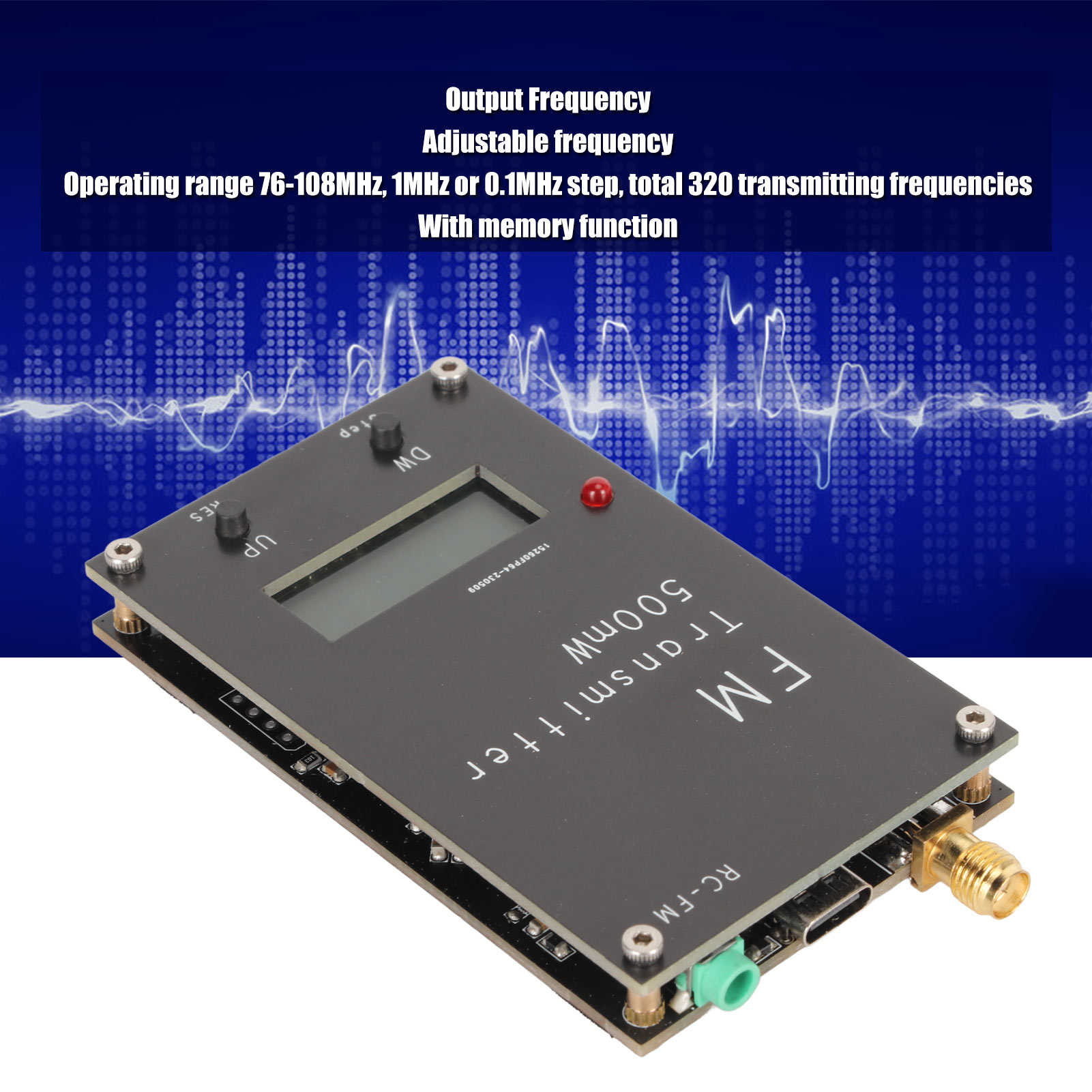 500mW FM Transmitter with LCD  - Fm Transmitter review and price
