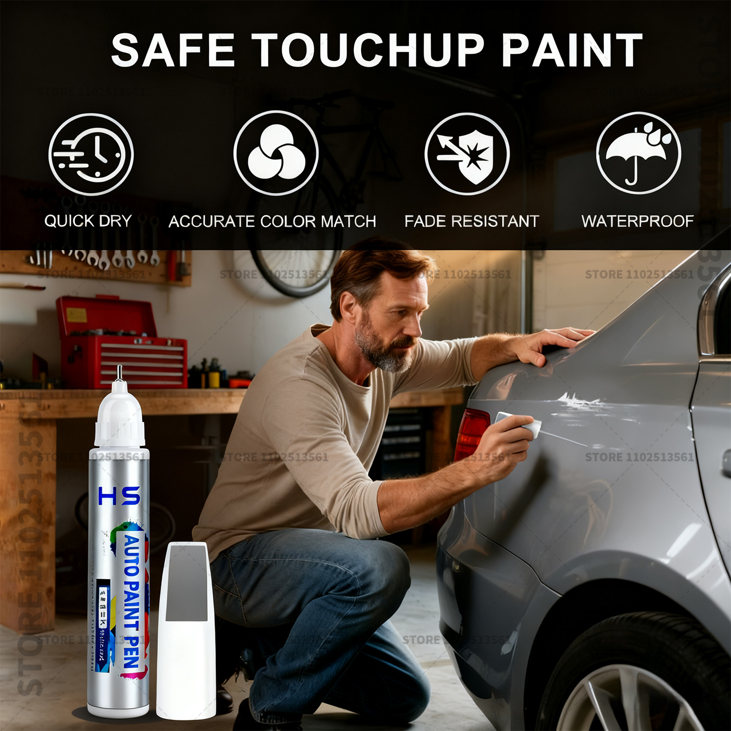 Car Paint Repair Pen Paint Scr - Car Scratch Remover Pen review and price