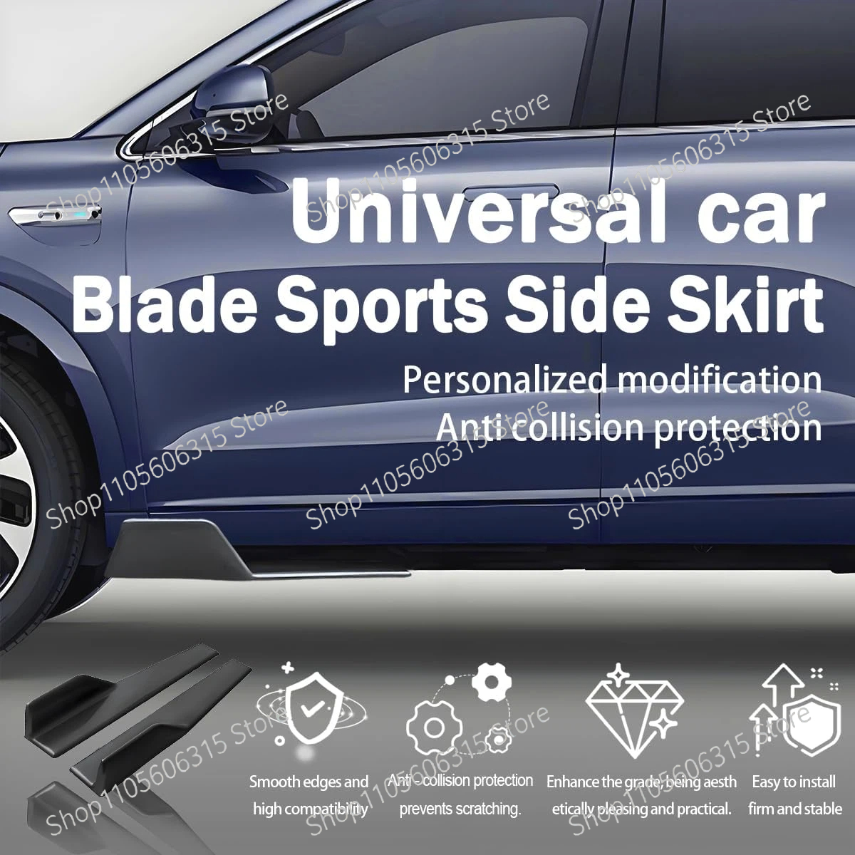 48cm Rear Bumper Splitter Apro - Car Accessories Lipa review and price