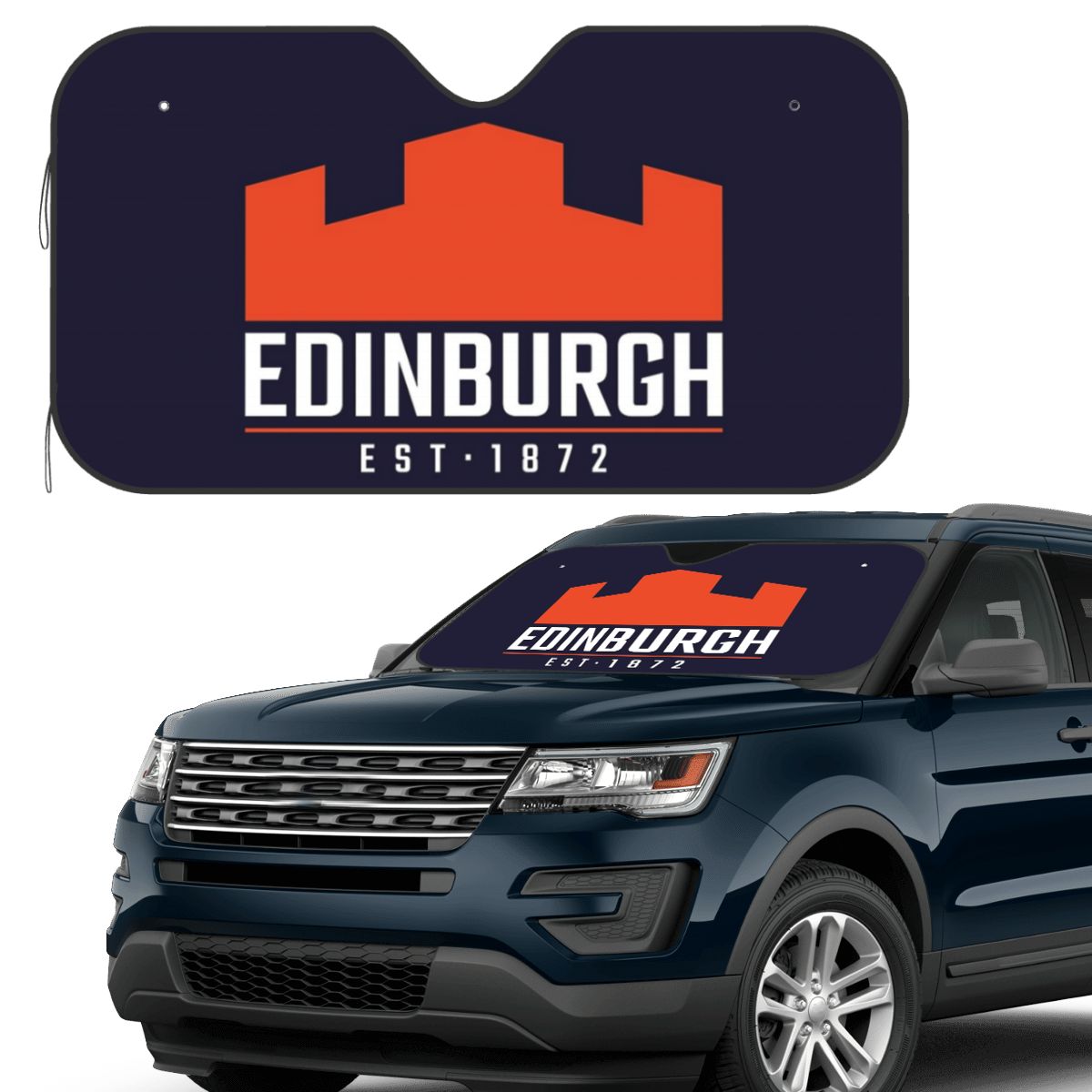 The Edinburgh Rugby Logo 2 Sun - Car Accessories Edinburgh review and price