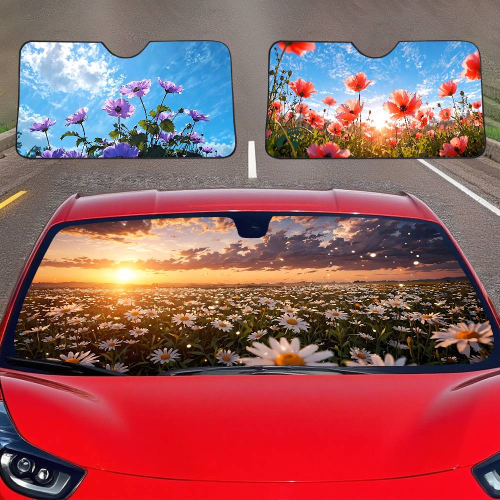 Sunshine And Flowers Car SunSh - Car Accessories Window review and price