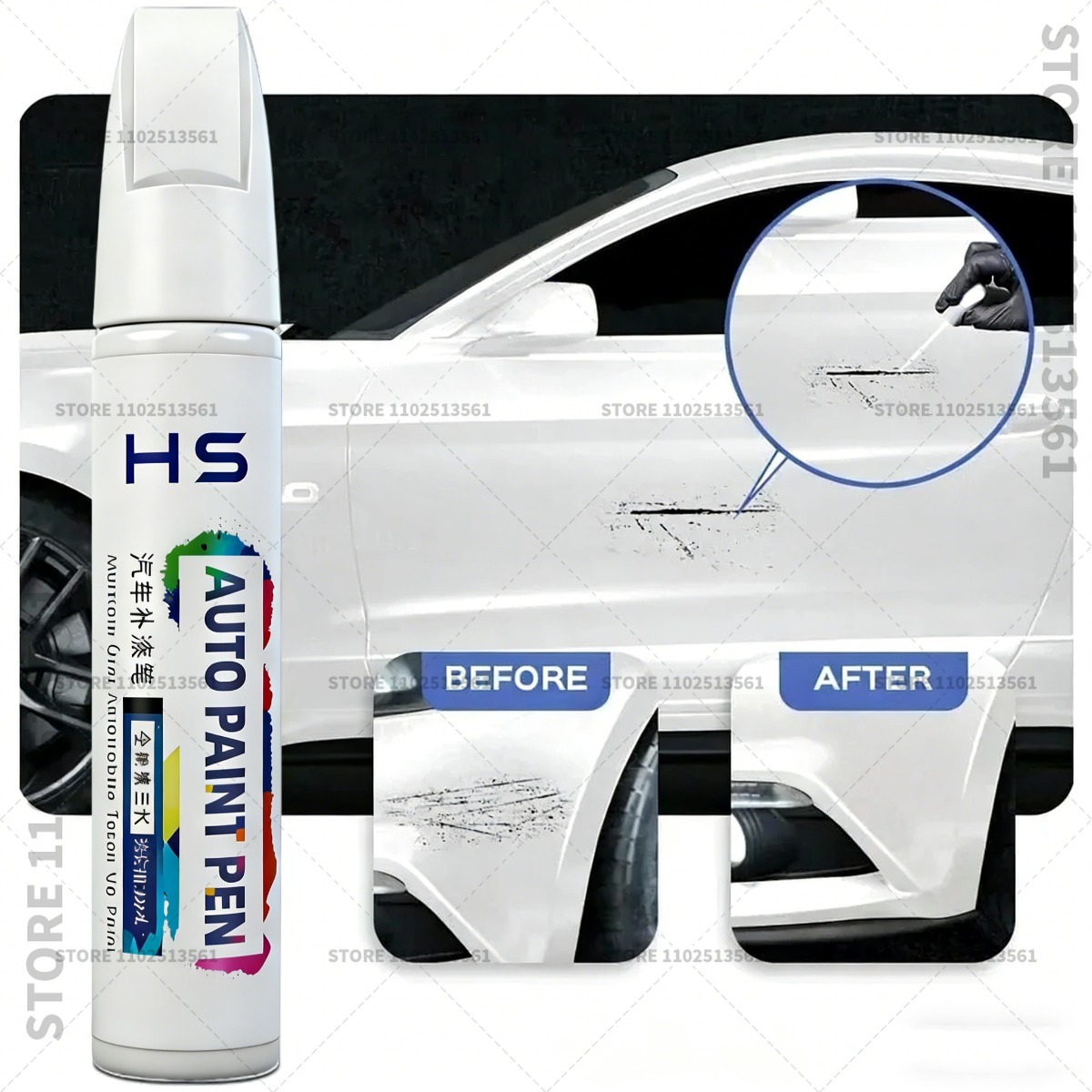 Car Touch Up Paint Pen Quick R - Car Scratch Remover Pen review and price
