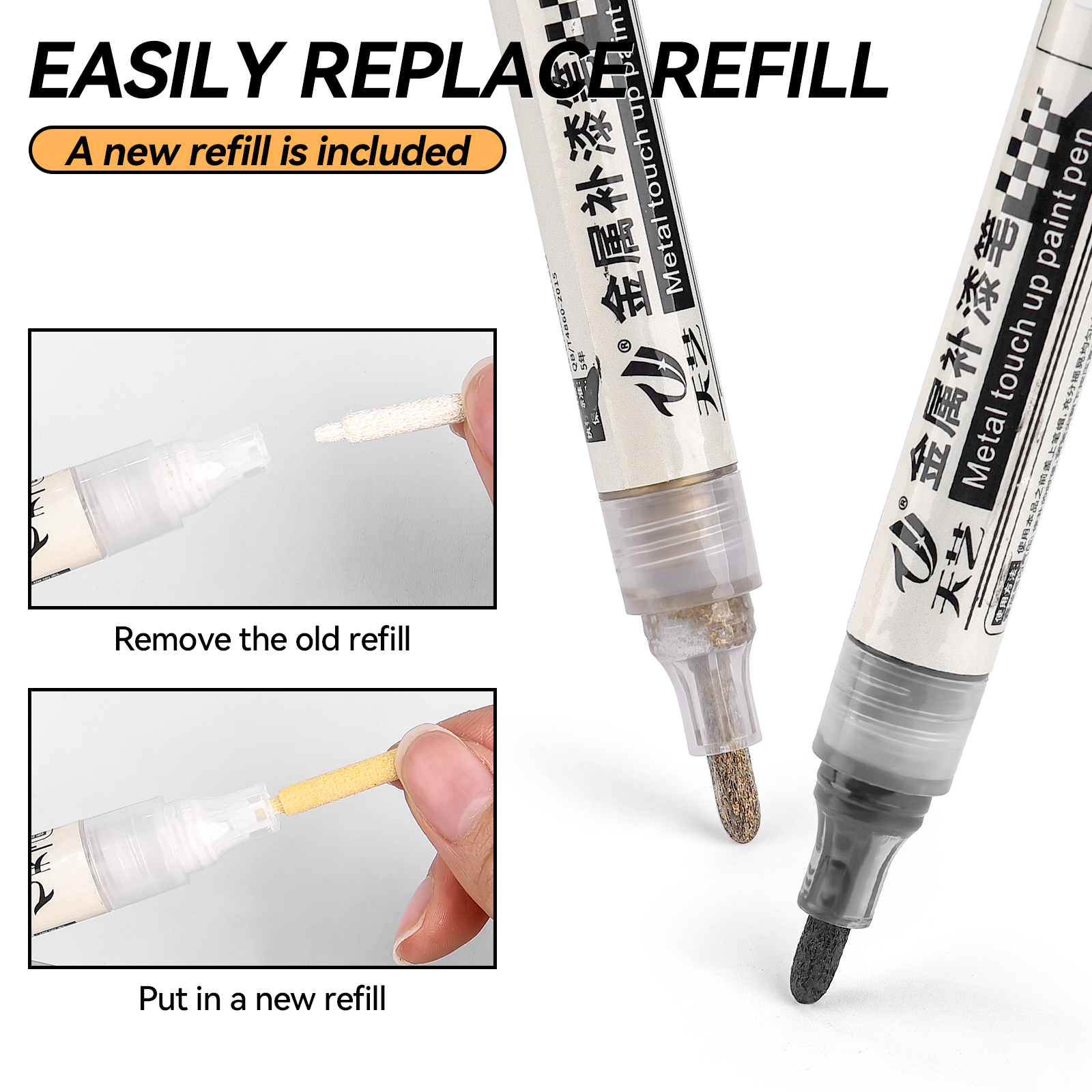 Metal Repair Pen Paint Pen Alu - Car Scratch Remover Pen review and price