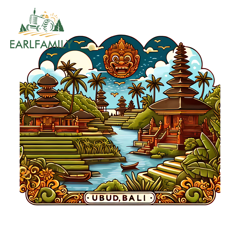EARLFAMILY Bali Scenery Sticke - Car Accessories Bali review and price
