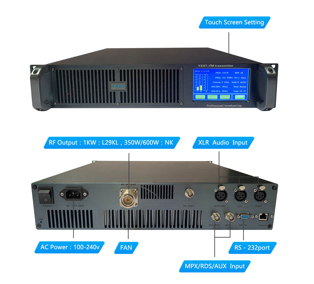 100-240V Global Voltage YXHT-1 - Fm Transmitter review and price
