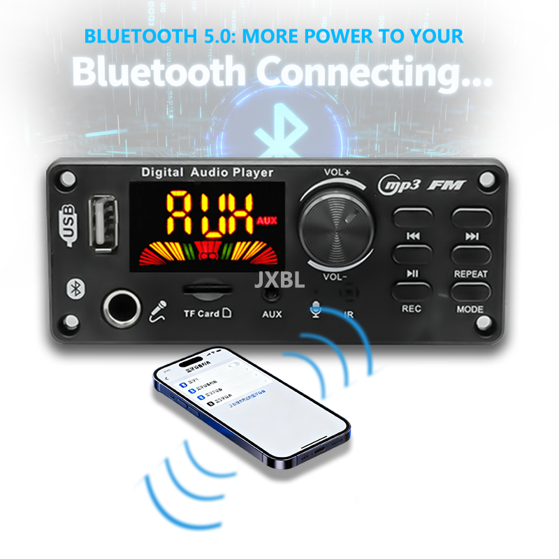 80W Bluetooth 5.0 MP3 Decoder  - Fm Transmitter review and price
