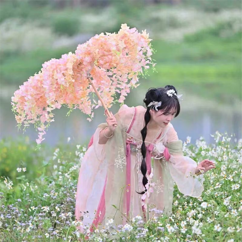 Vintage Hanfu Pink Flower Wedd - Car Accessories Bali review and price