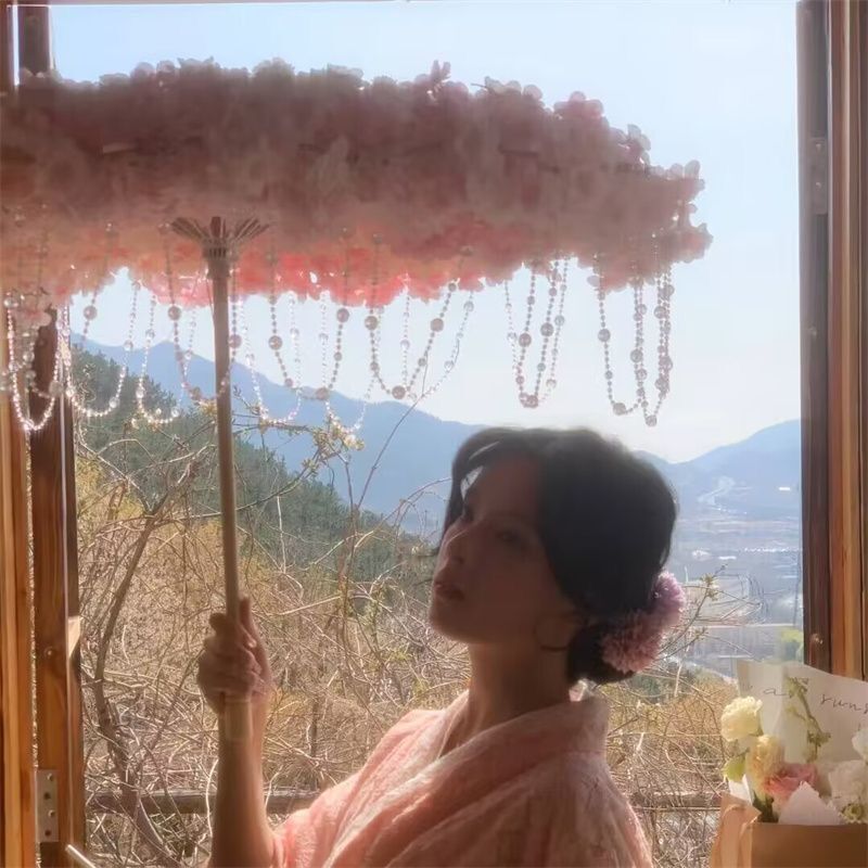 Vintage Hanfu Pink Flower Wedd - Car Accessories Bali review and price