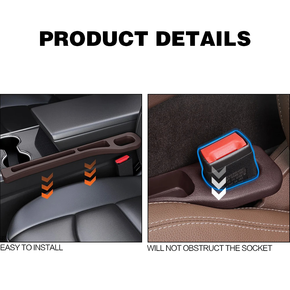 2PCS Car Seat Gap Filler Betwe - Car Accessories Quirky review and price
