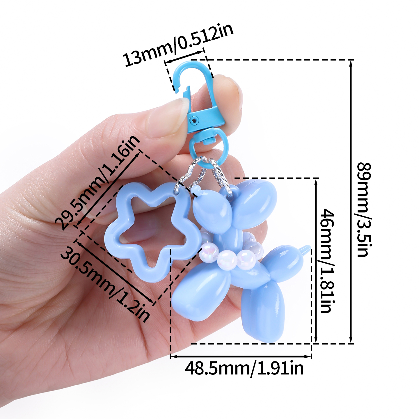 1pc Jelly Balloon Dog With Pea - Car Accessories Girl review and price