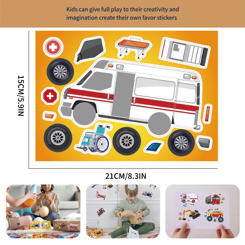 8Sheets Engineering Vehicle St - Car Accessories Girl review and price