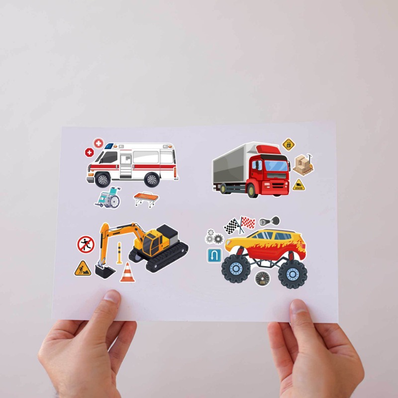8Sheets Engineering Vehicle St - Car Accessories Girl review and price