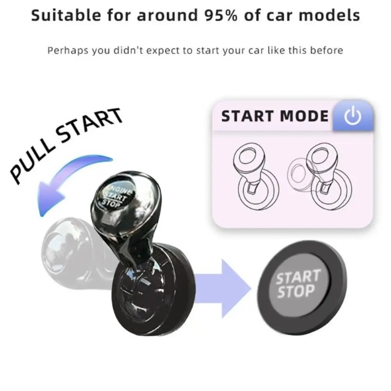 Car One-Touch Start Button wit - Car Accessories Quirky review and price