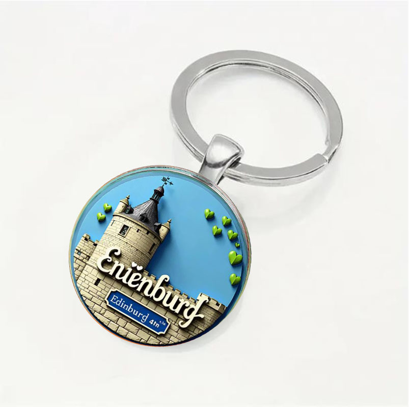 Round keychain, medieval style - Car Accessories Edinburgh review and price